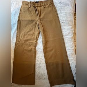 Banana Republic Lido wool wide leg trousers in caramel